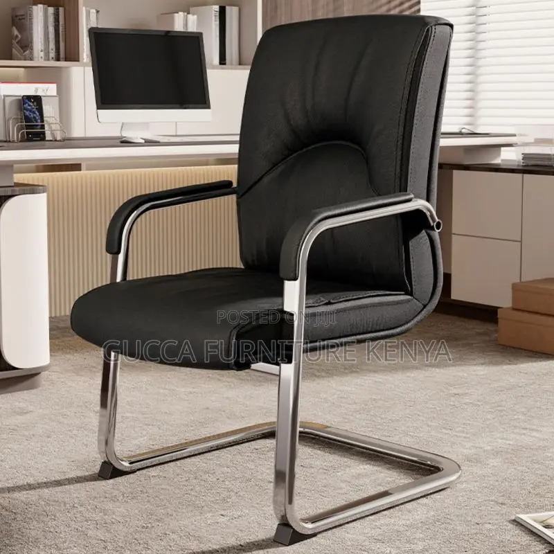 Office Chairs:Ergonomic Modern Leather Office Desk Chair