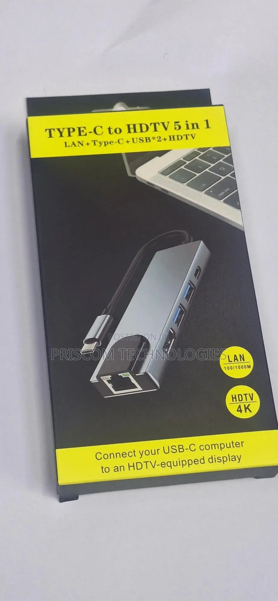 Type C To Hdmi Adapter 5 In 1 Type C Docking Station