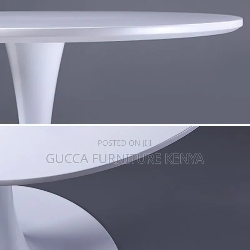 Dining Tables:White Round Marble Bedside Dining Table