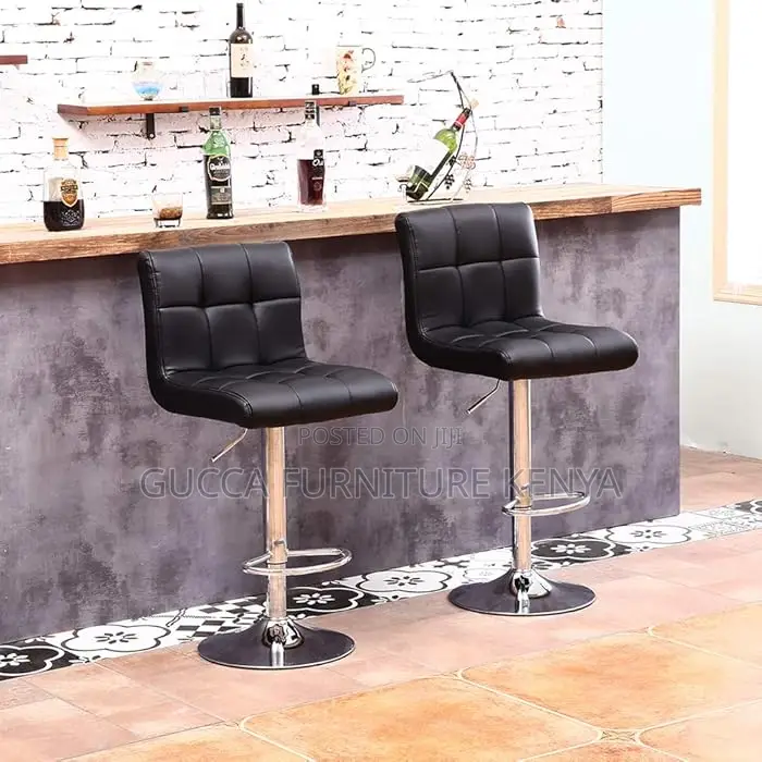 Home Chairs:Homall Modern Adjustable Leather Bar Stool