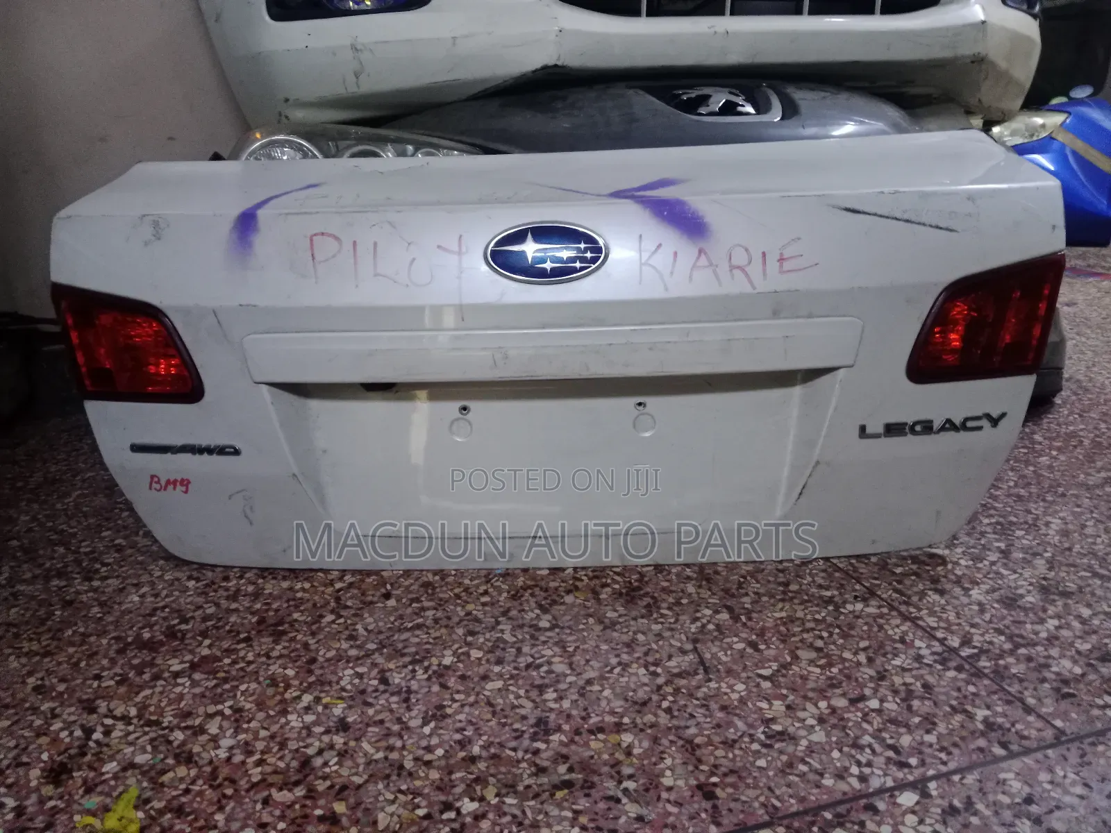 Subaru Legacy BM9 Saloon Boot/Tailgate