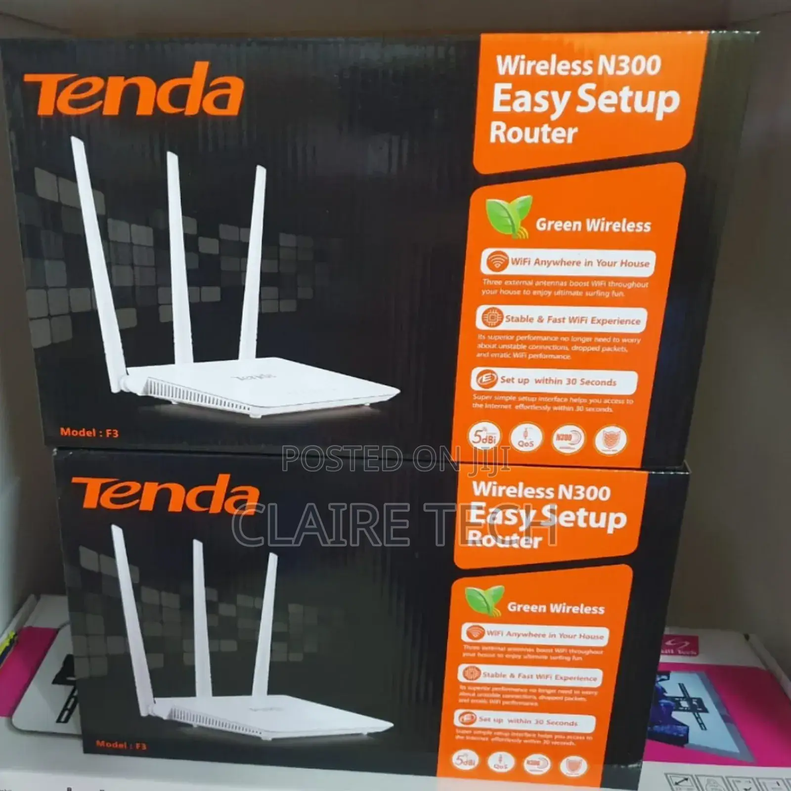 Tender Router Wifi Available