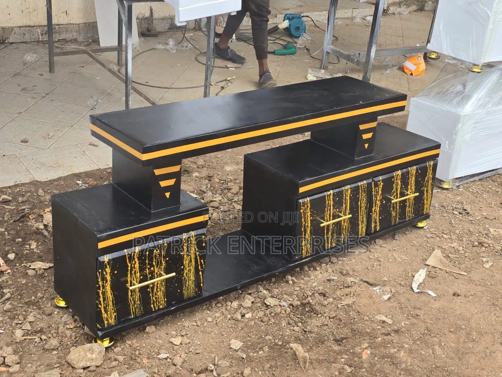 Modern TV Stand With Led Lights