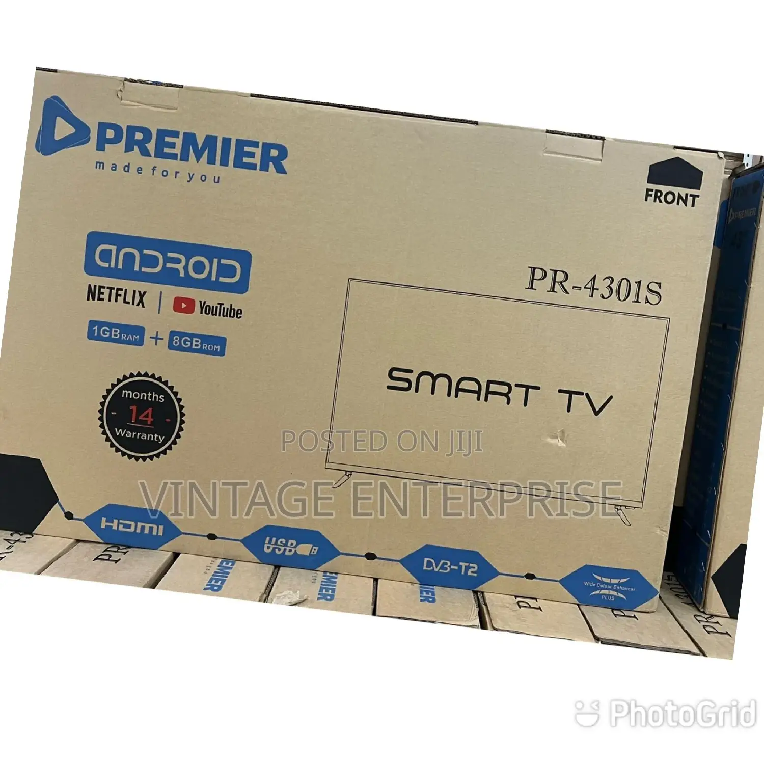 *Premier 43"Smart Tv*