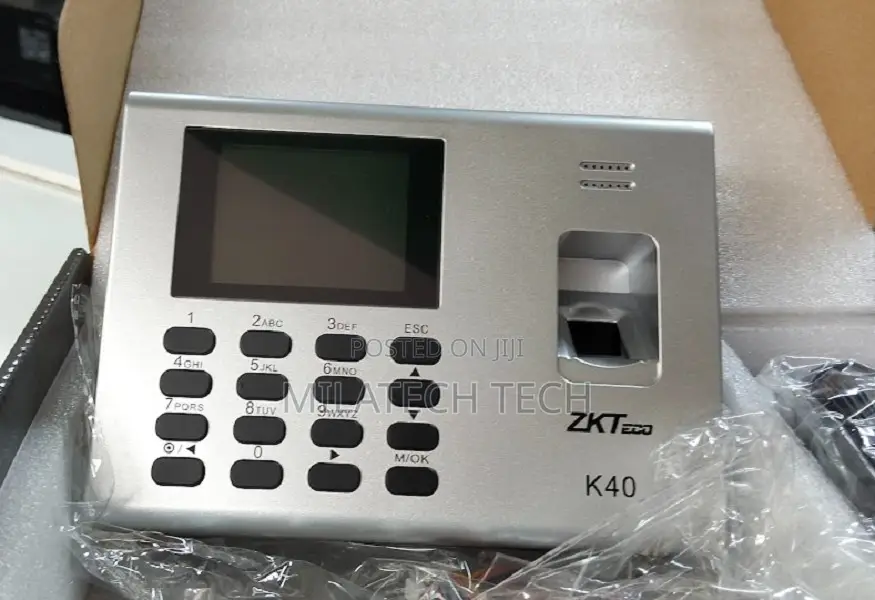 Zkteco Zk K40 Biometric Time Lattest With Adms
