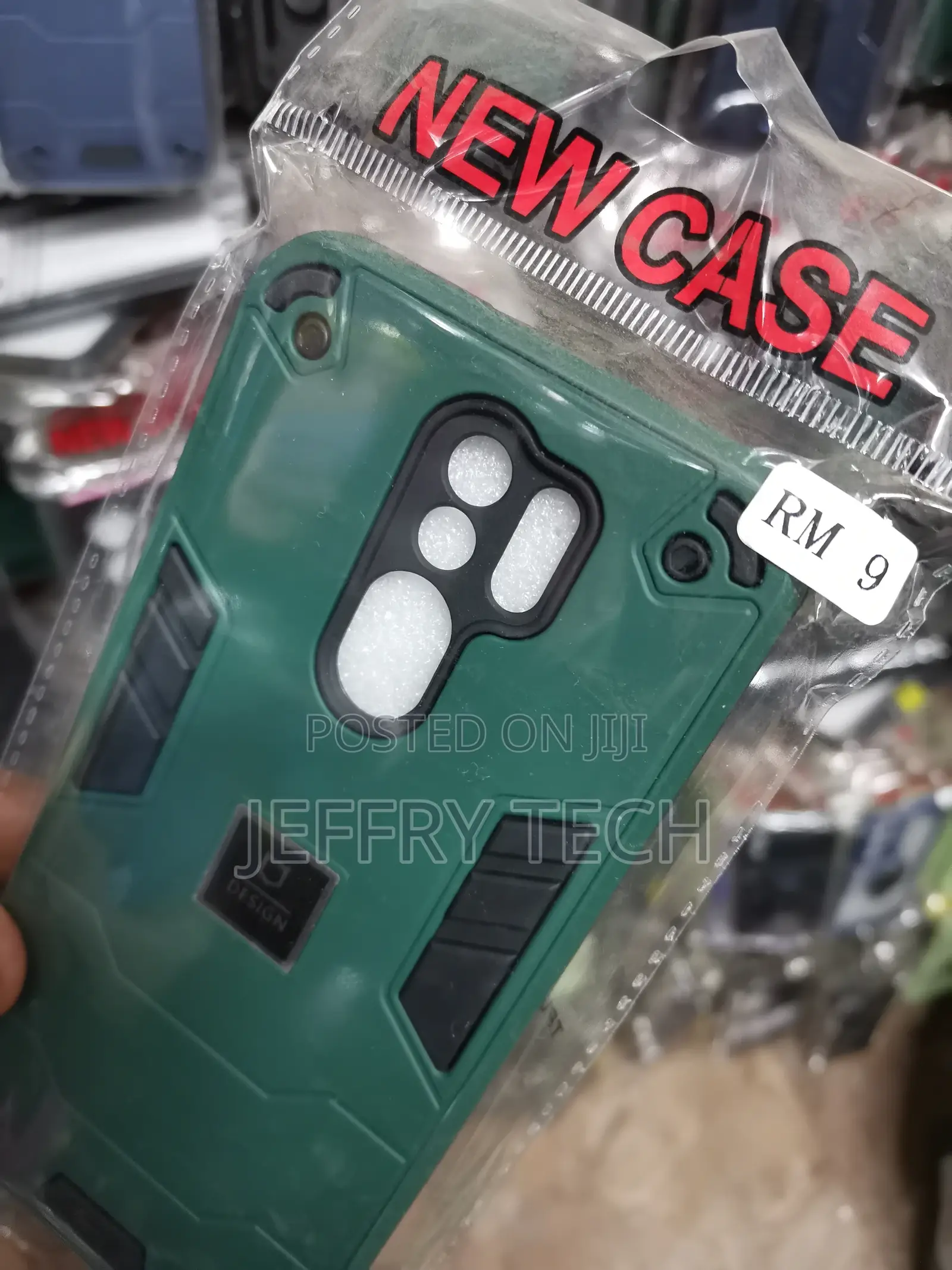 Case for Redmi 9 Hybrid Armor Shockproof Polycarbonate-Green
