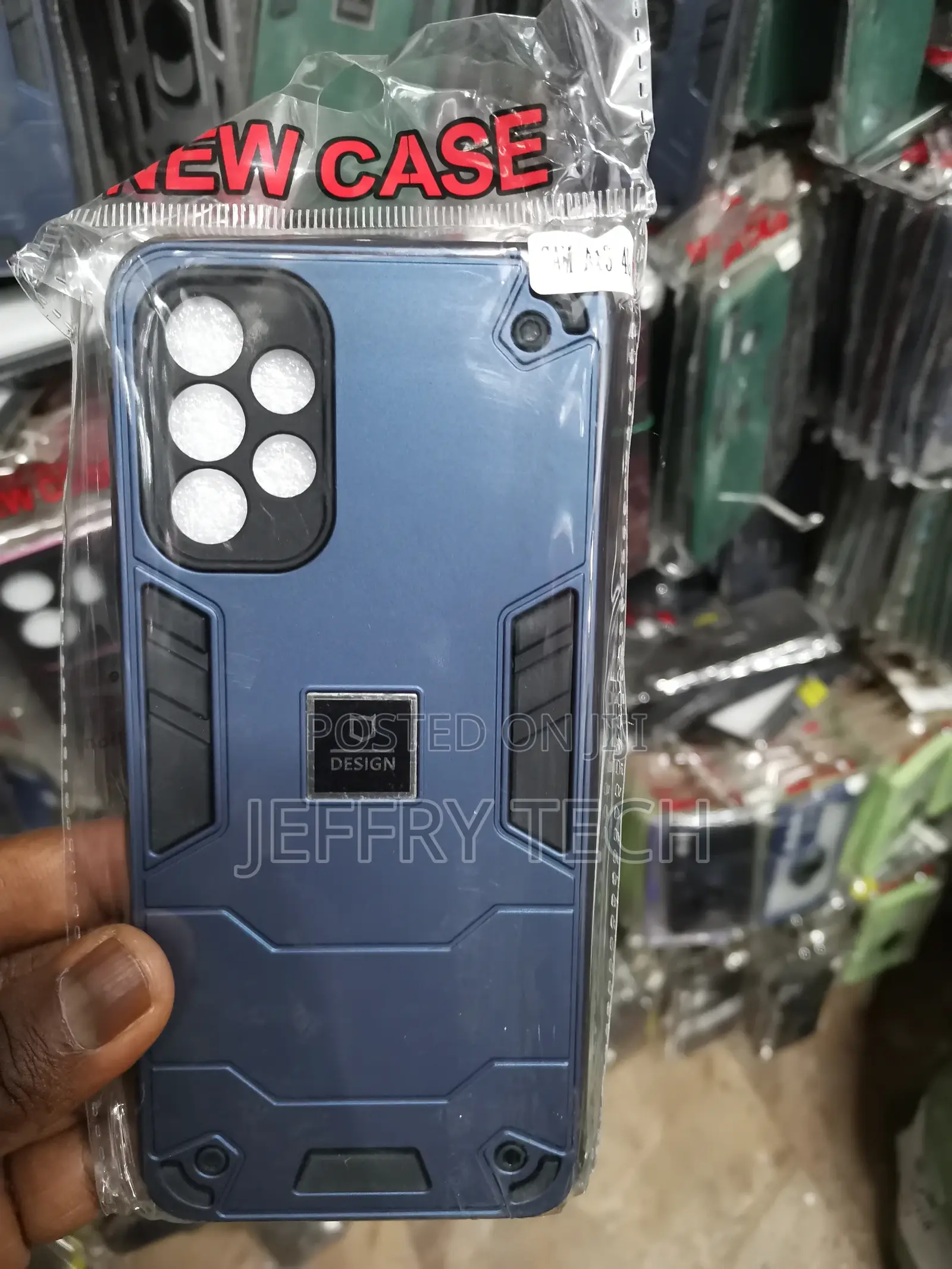 Samsung Galaxy A13 4G Shockproof Polycarbonate Case-Blue