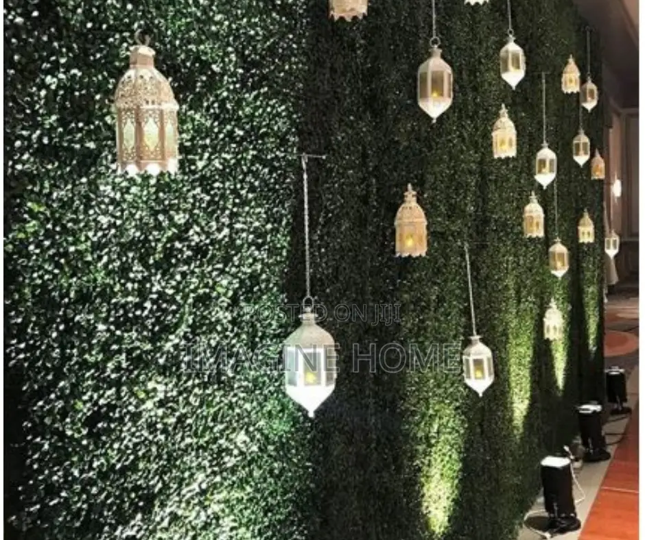 Artificial Beautiful Green Wall Panels/Hedges Wall Spacdecor
