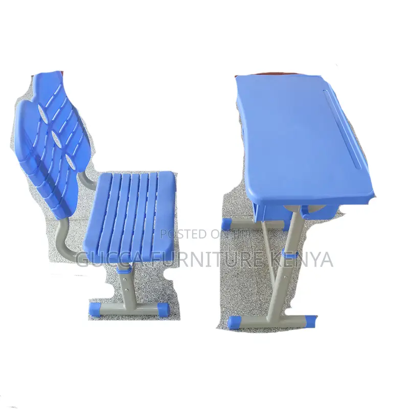 Kids Furniture: Blue Classy Kids Desk and Chair Set