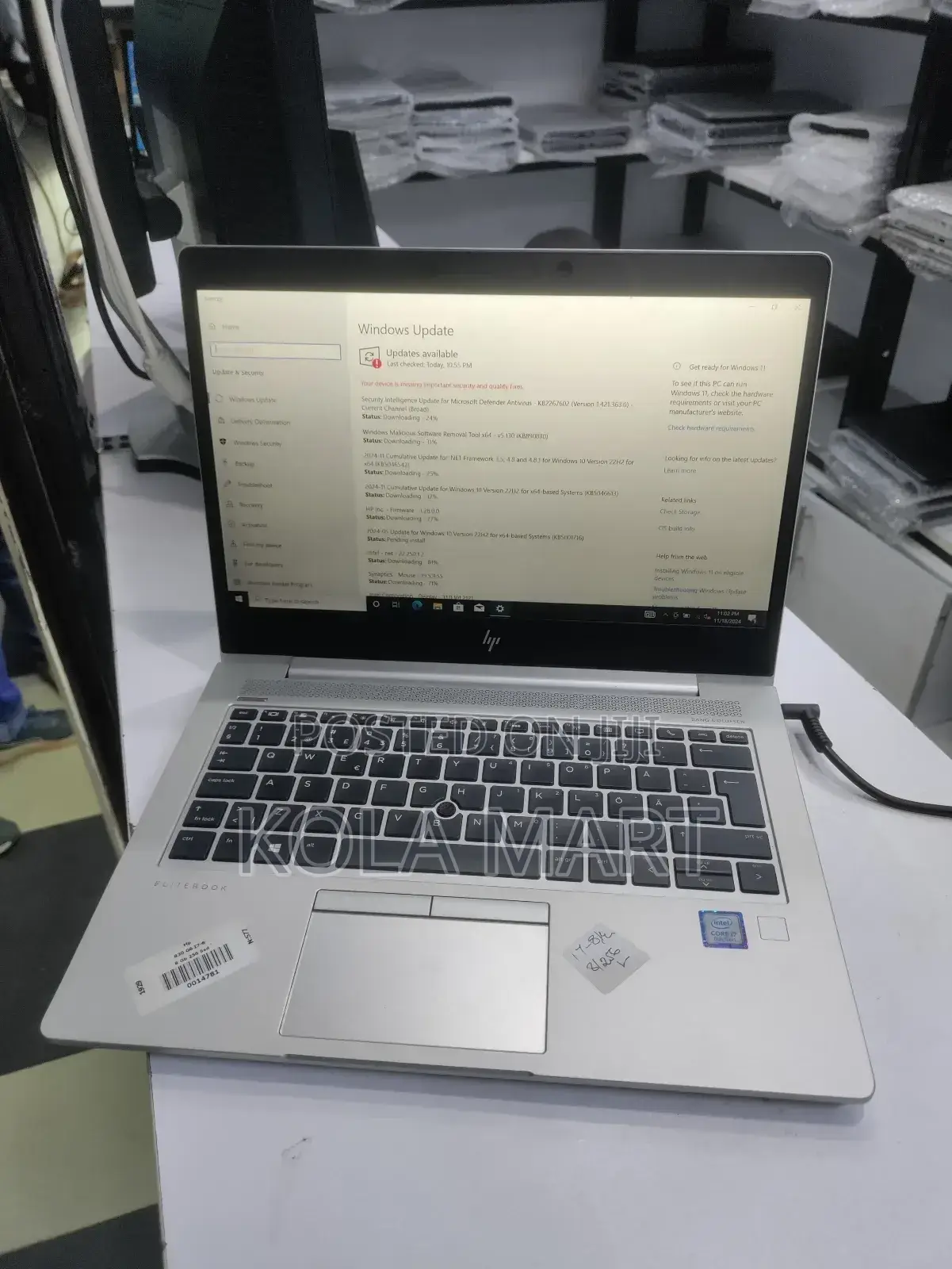 New Laptop HP EliteBook 830 G6 8GB Intel Core i5 SSD 256GB
