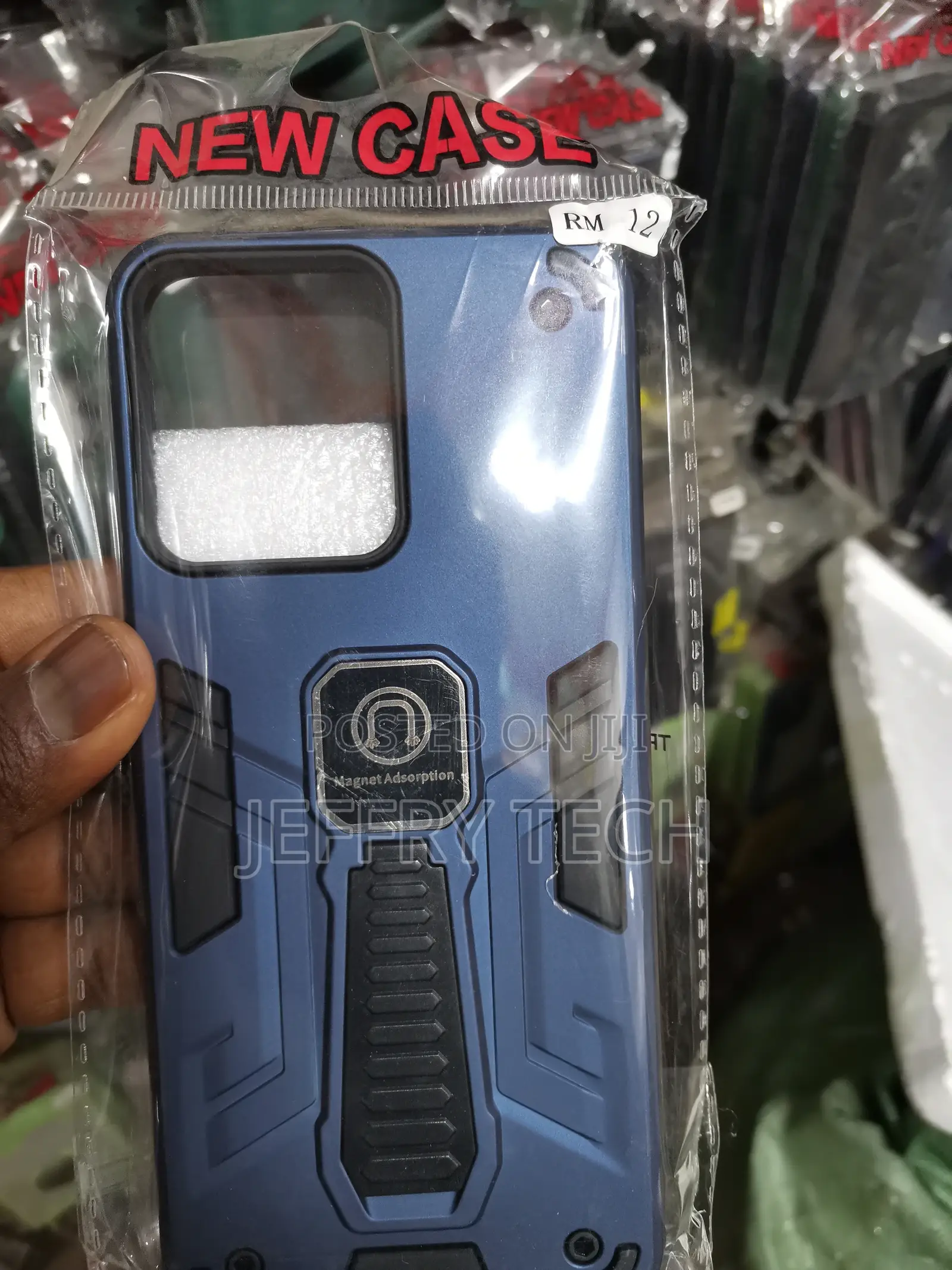Xiaomi Redmi 12 Shockproof Polycarbonate Hybrid Case-Blue