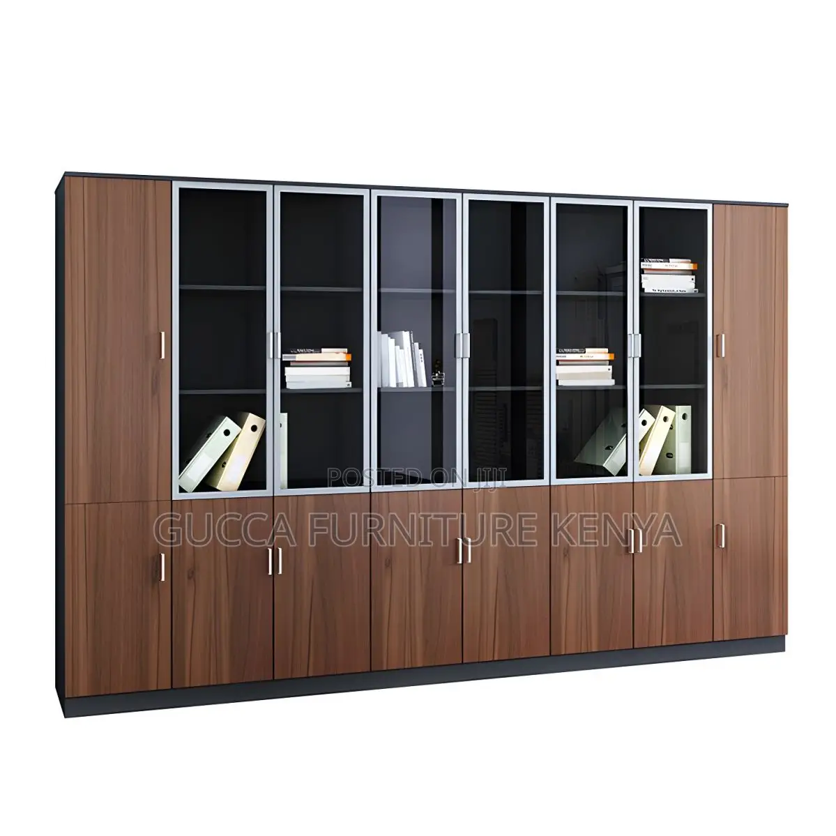 Cabinets:3-Door Wooden Modern Storage Cabinet With Shelves