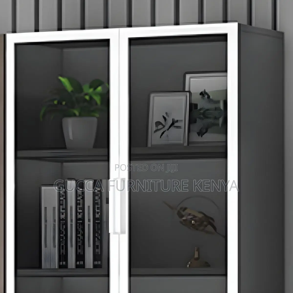 Cabinets:3-Door Wooden Modern Storage Cabinet With Shelves