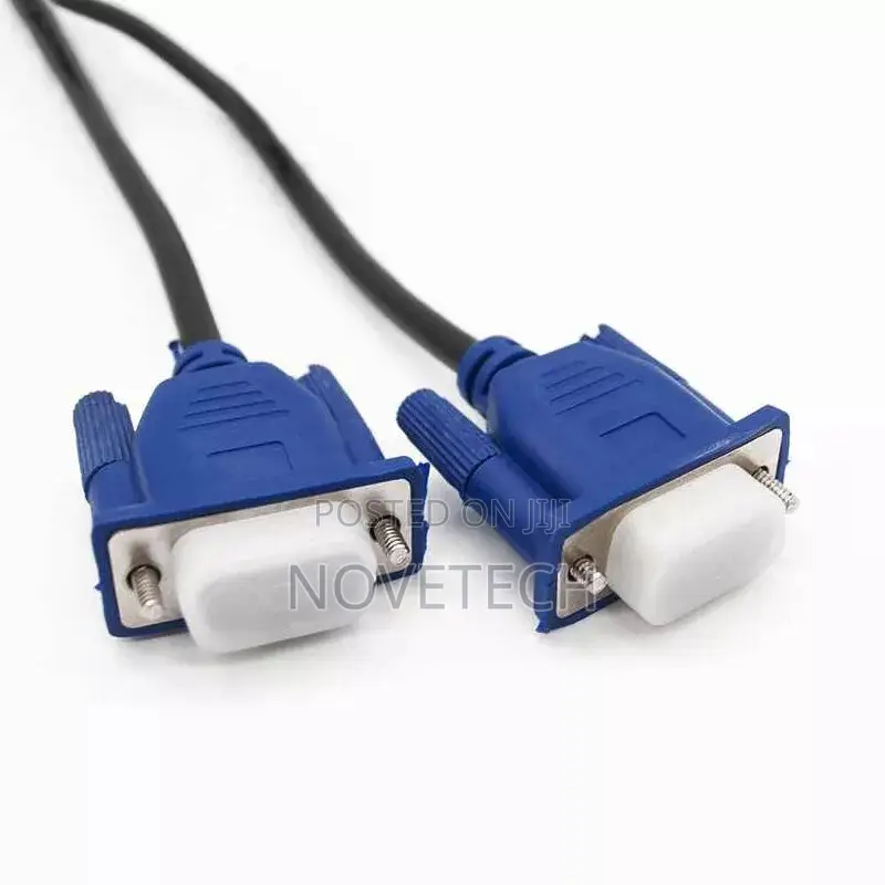 10m VGA Cable Male to Male PC Monitor TV LCD LED TFT Lead UK