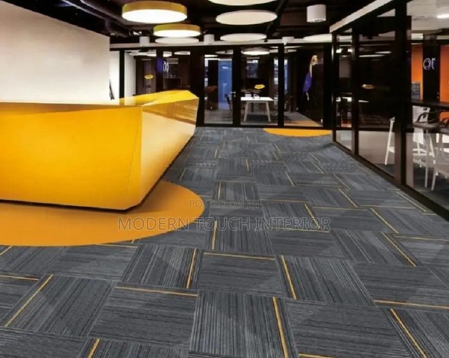 Easy-to-Install Multicolor Carpet Tiles
