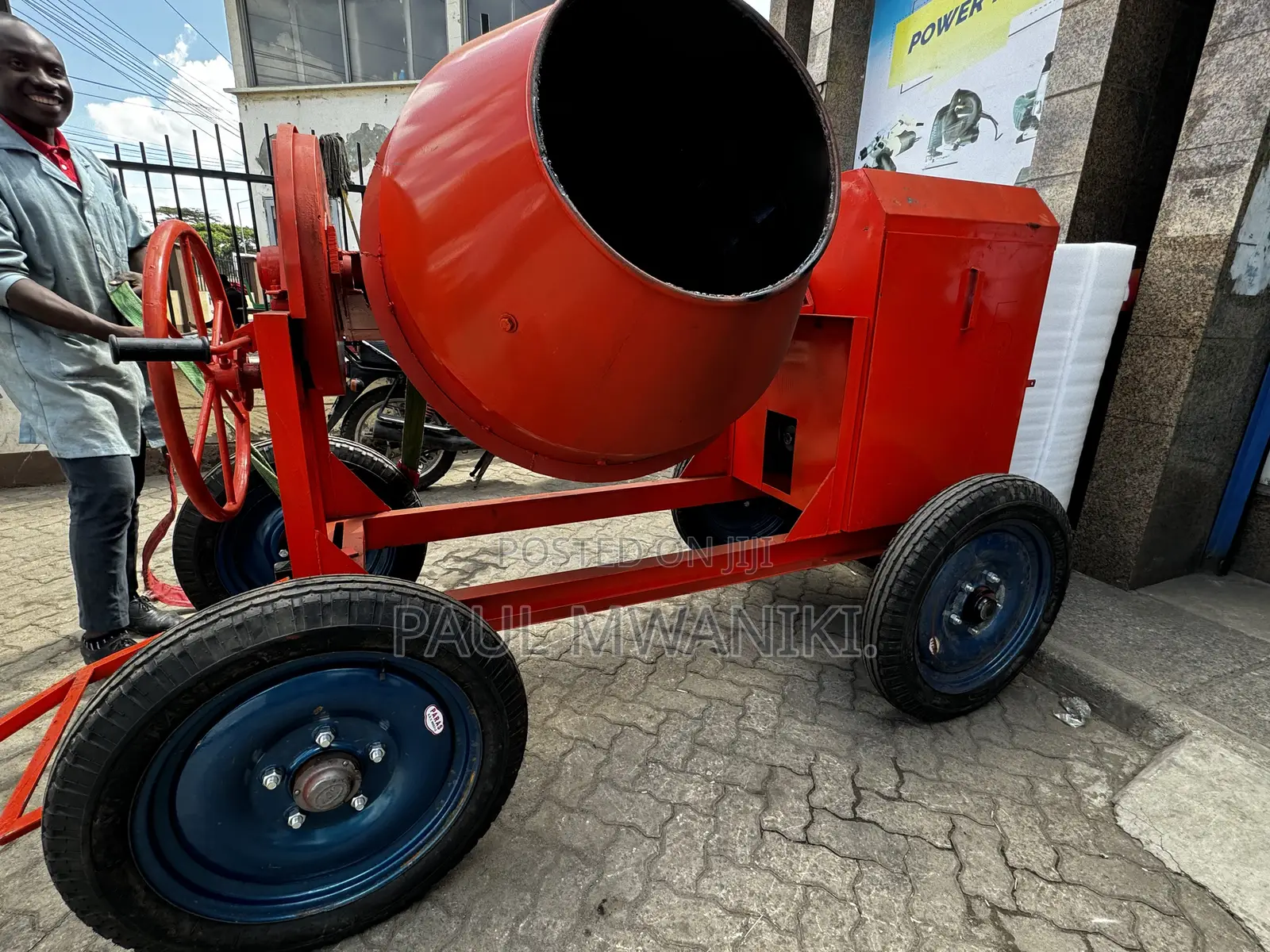Heavy Duty Indian Concrete Mixer- 500l Titan. 1 Year Warrant