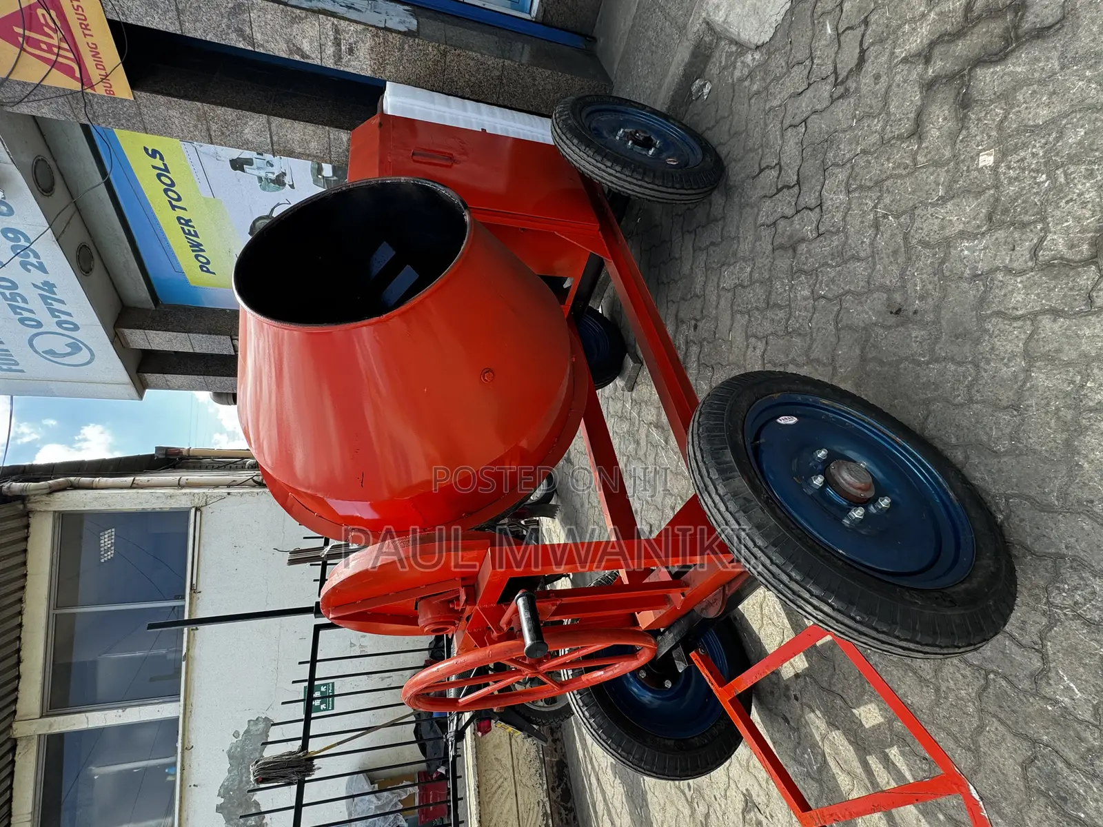 Heavy Duty Indian Concrete Mixer- 500l Titan. 1 Year Warrant