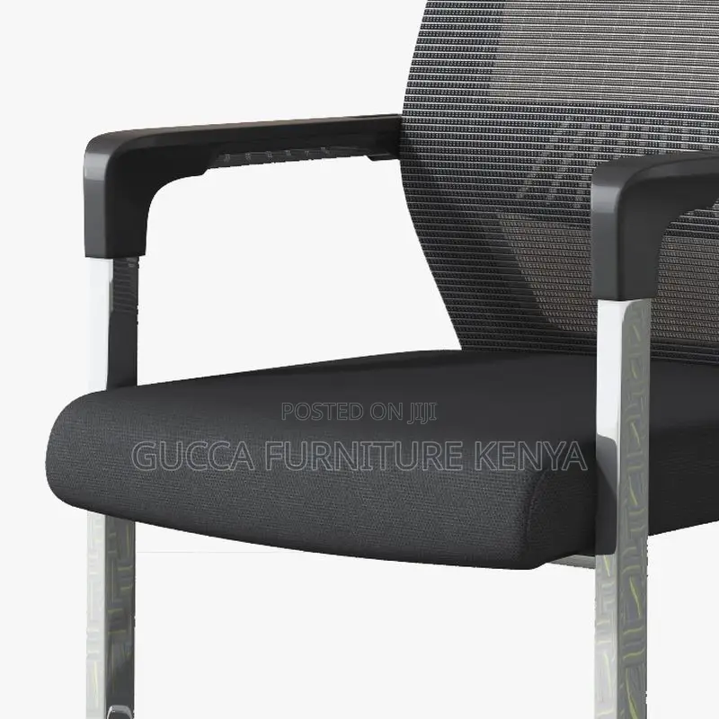 Office Chairs: Ergonomic Mesh Conference Chair With Armrest