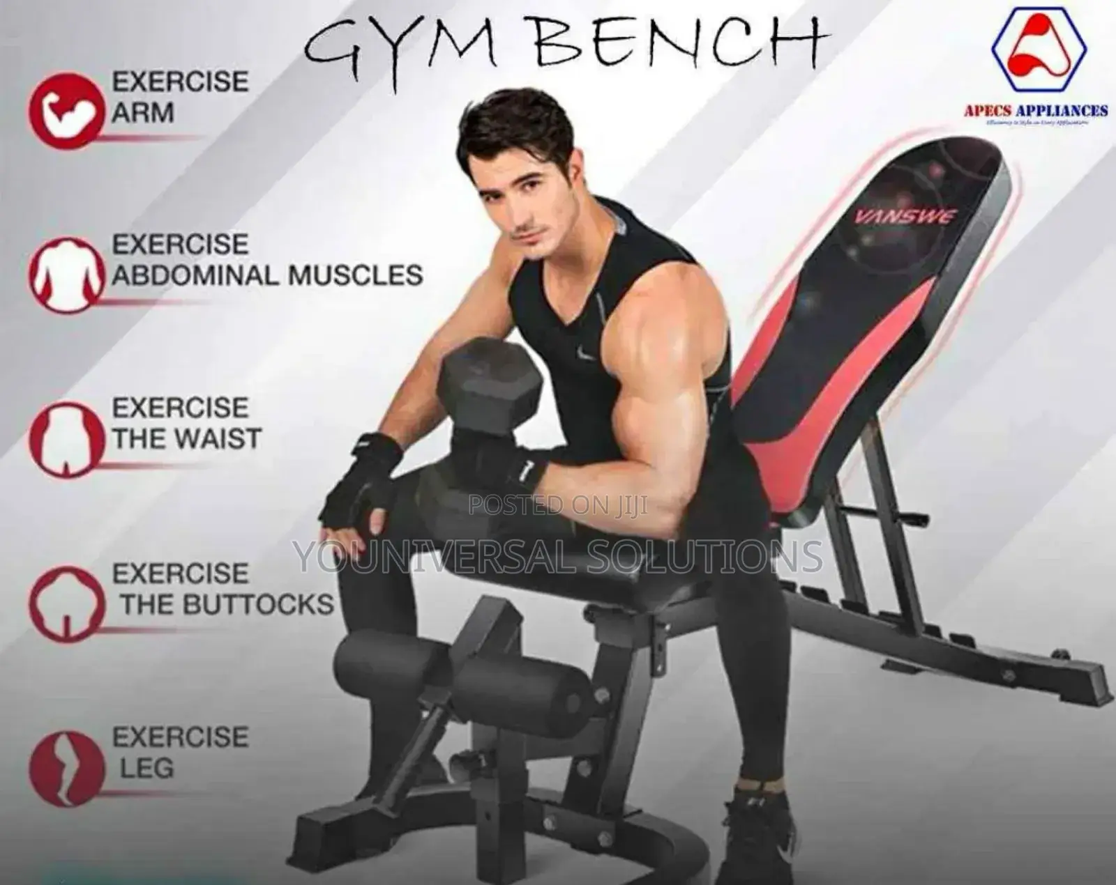 Gym Bench All Round Exercise