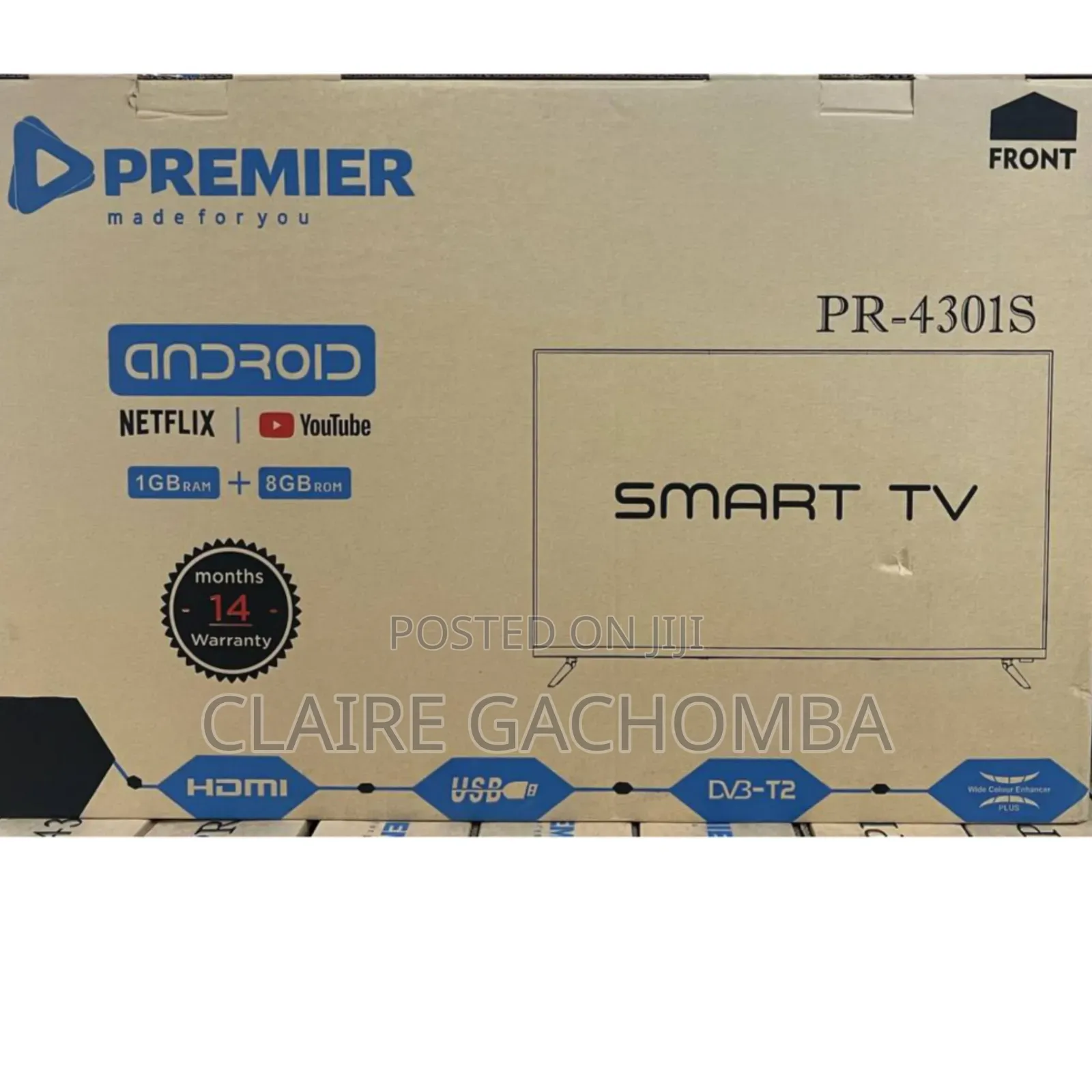 Premier 43" Inch Full HD Smart Android TV