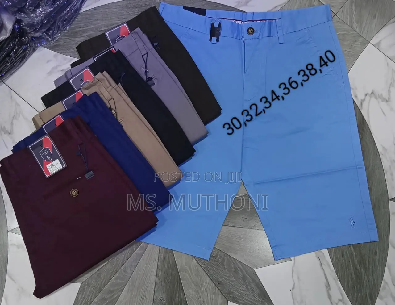 Men Khaki Shorts Available