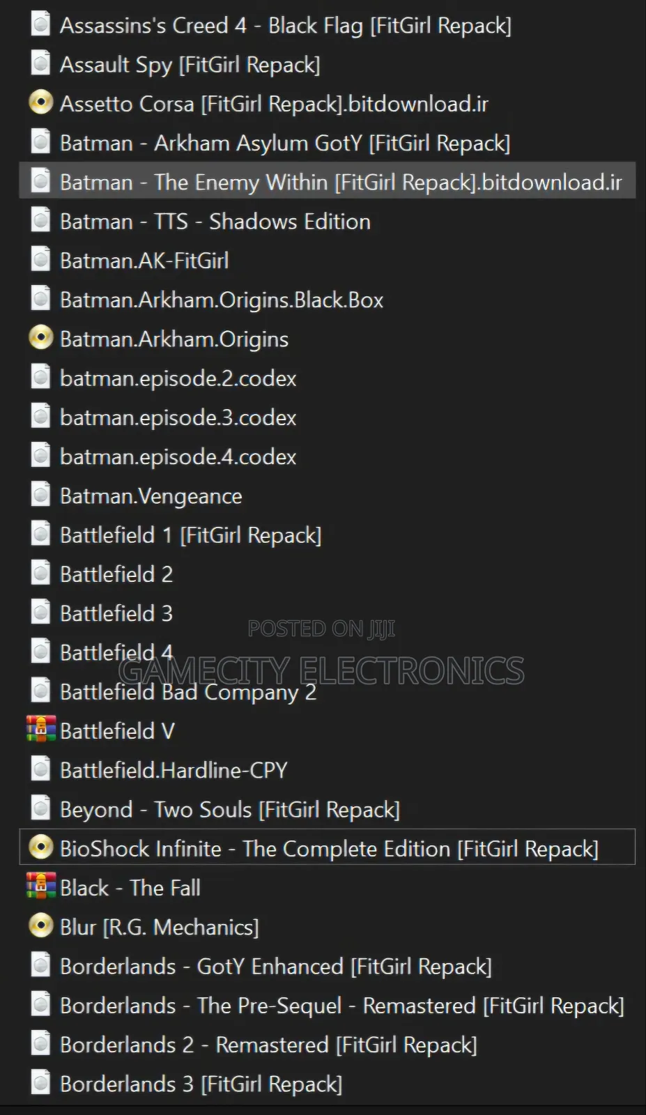 Computer PC Games in Softcopy