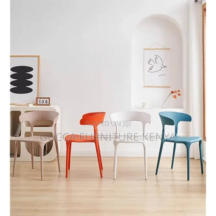 Home Chairs: Modern Mid Century Premium Plastic Dining Chair