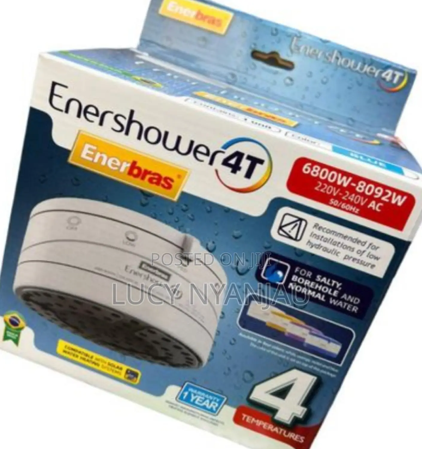 Shower Head Enershower Ener Bras