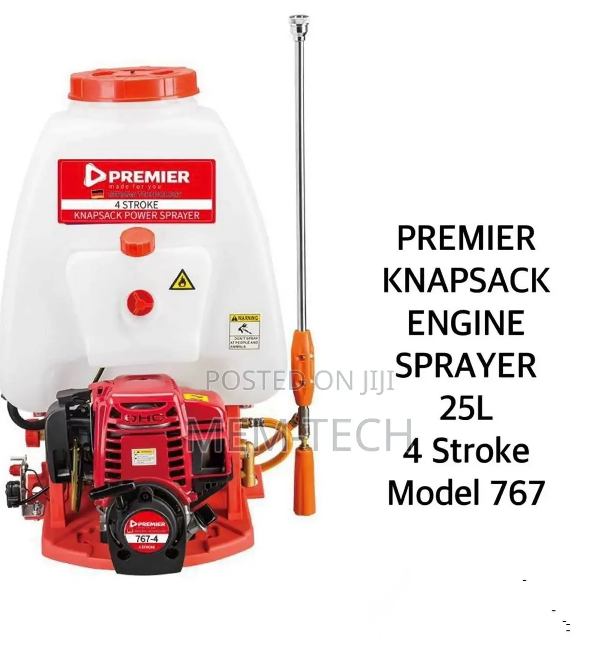 Powerful Premier Knapsack Engine Sprayer 25L 4 Stroke