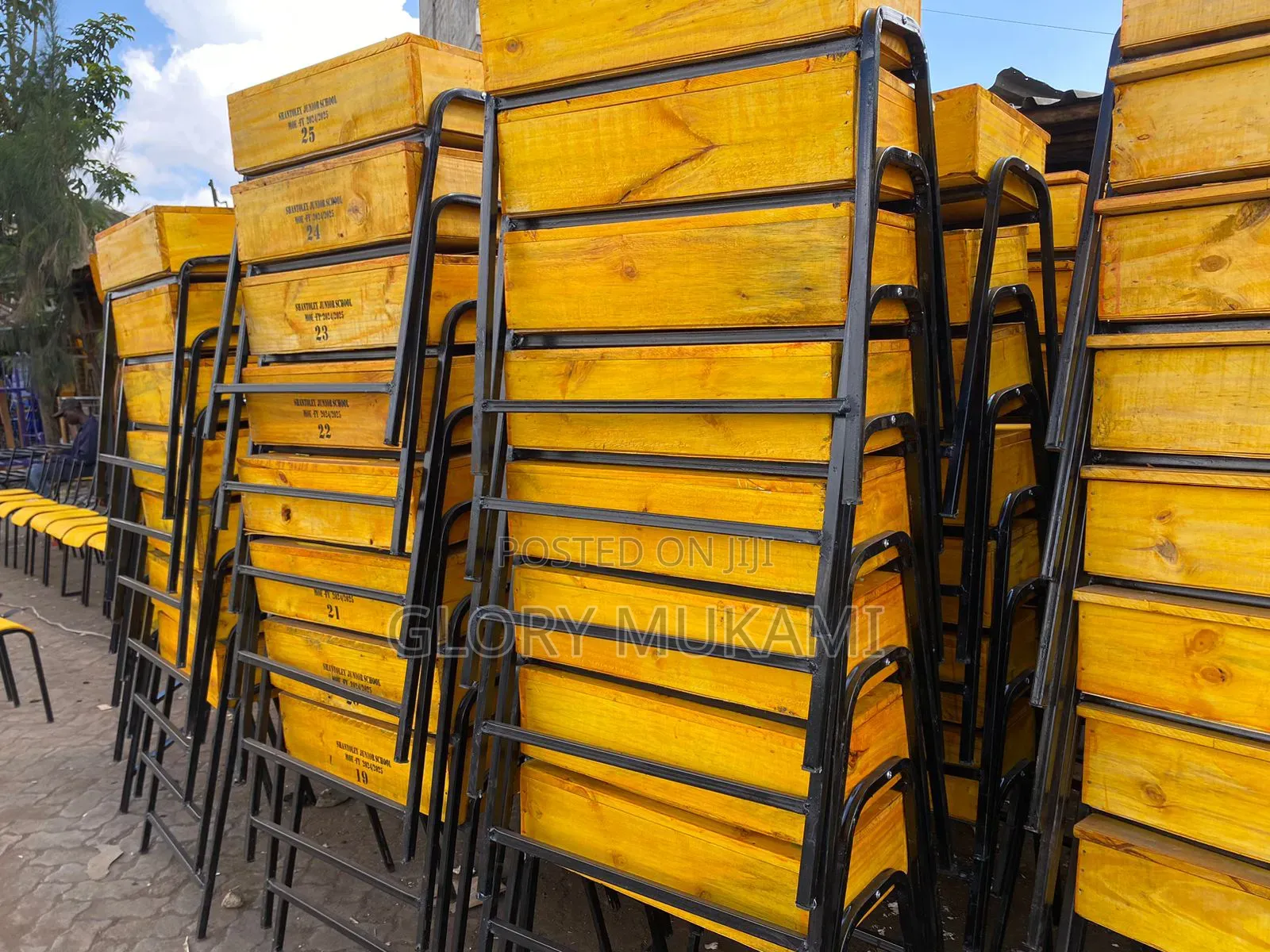 Branded School Lockers and Chairs
