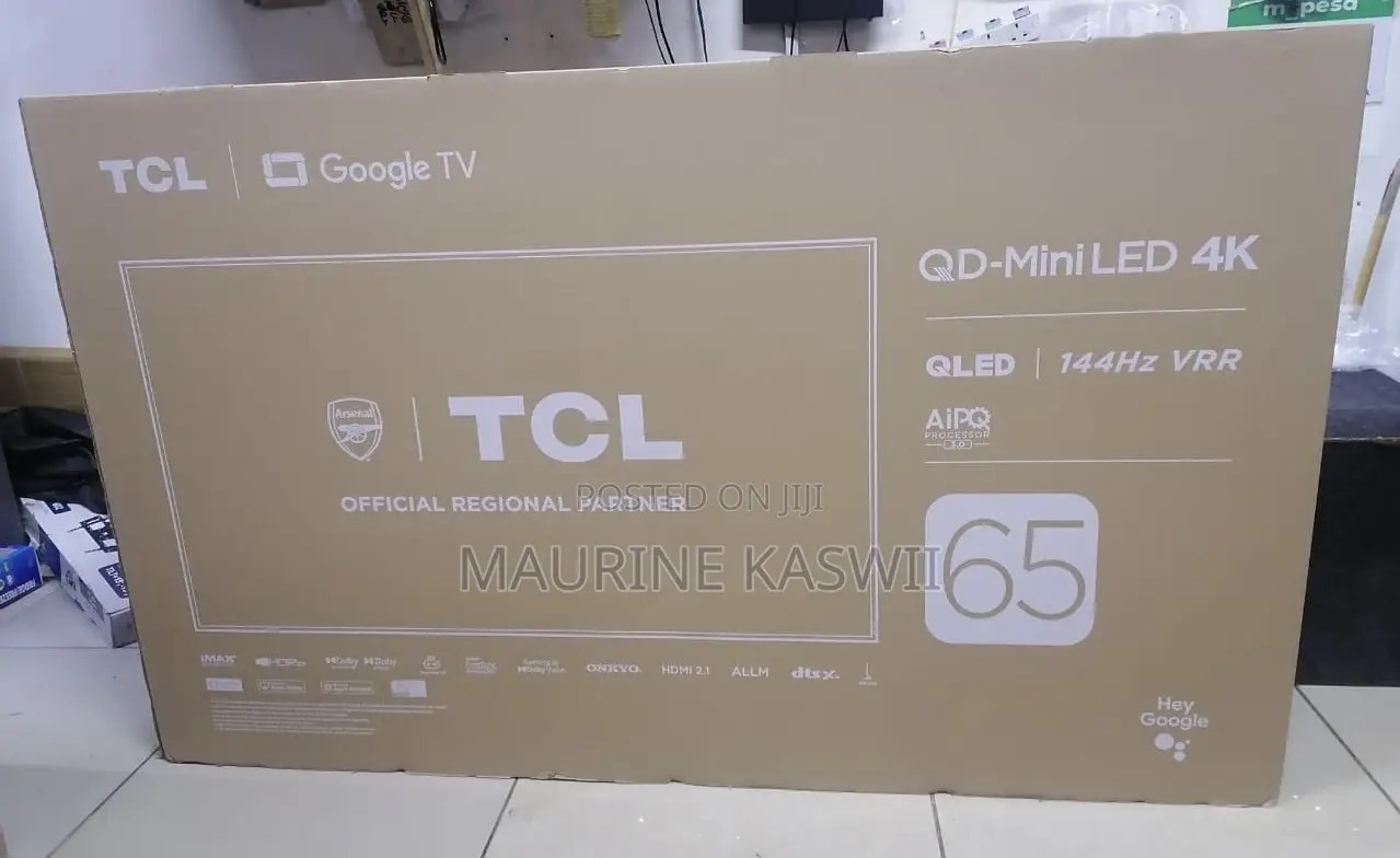 TCL 65′′ 65c755 Qd- Miniled Qled Pro 240hz Google Tv