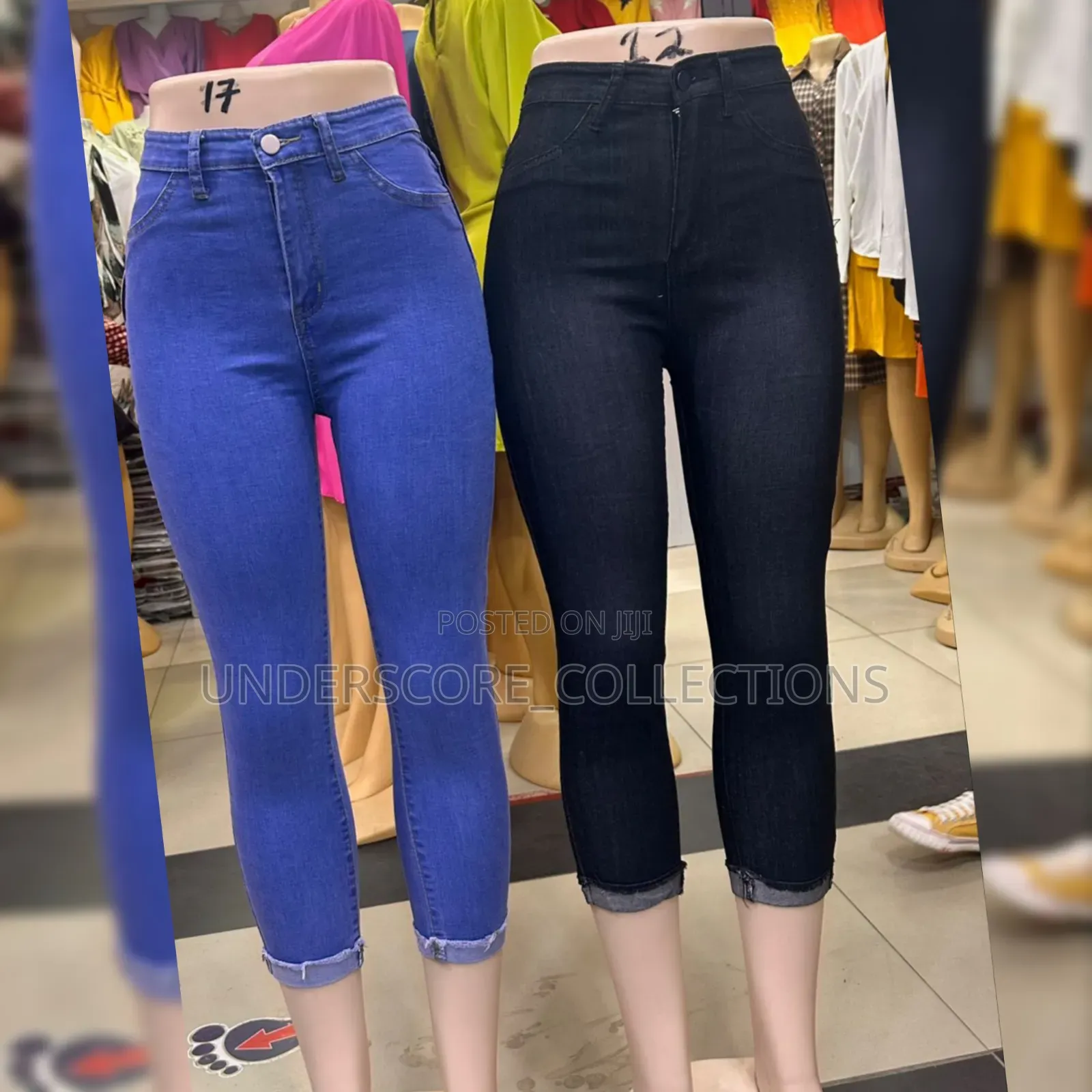 Ladies Three Quarter Jeans/Pants