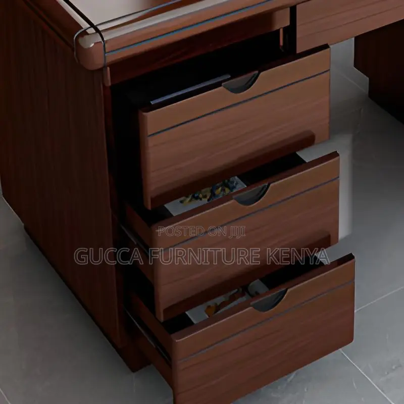 Office Tables:120cm Executive Boss Pedestal Computer Desk