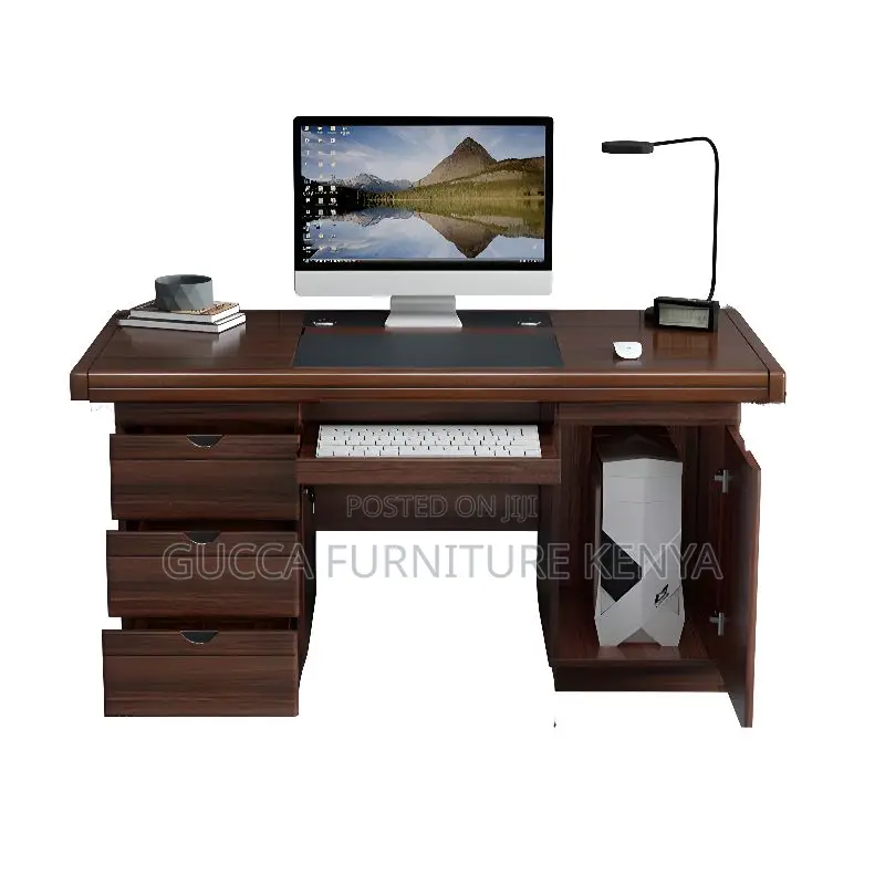Office Tables:120cm Executive Boss Pedestal Computer Desk