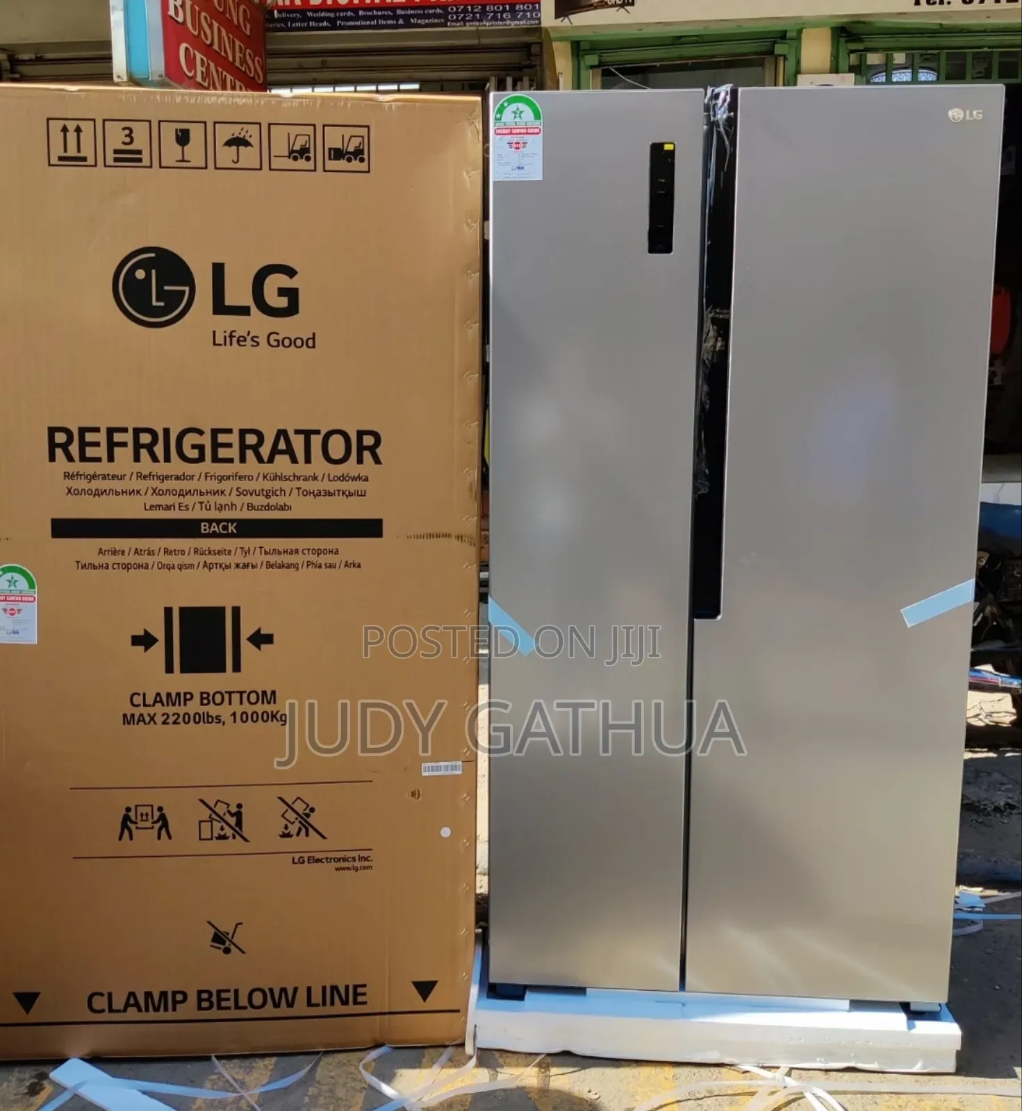 LG Side by Side Fridge 519ltrs Non Frost