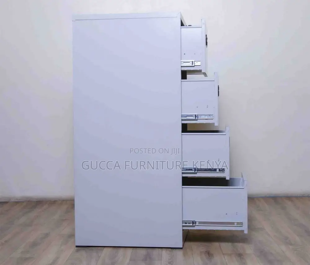 Cabinets:4-Drawer Steel Secure Office Filling Cabinet