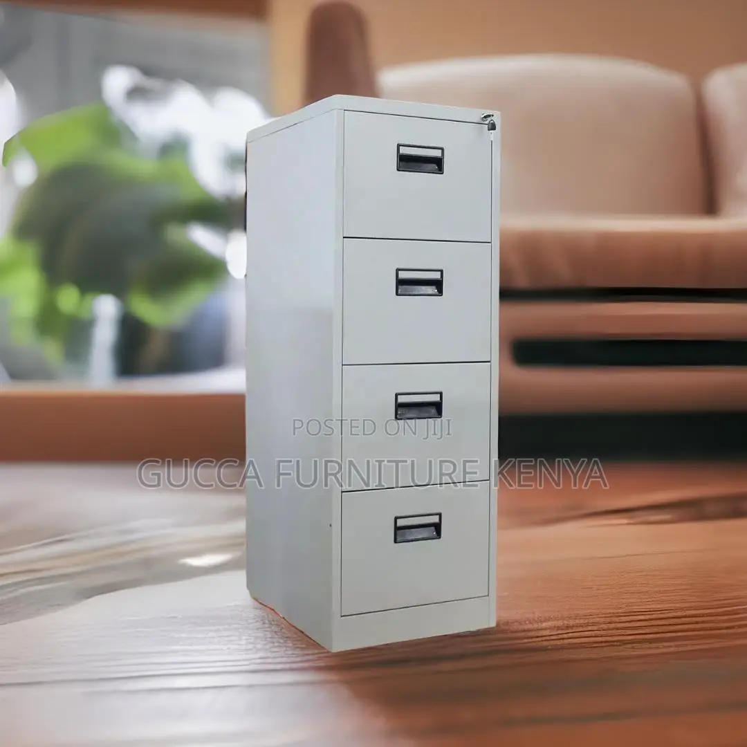 Cabinets:4-Drawer Steel Secure Office Filling Cabinet