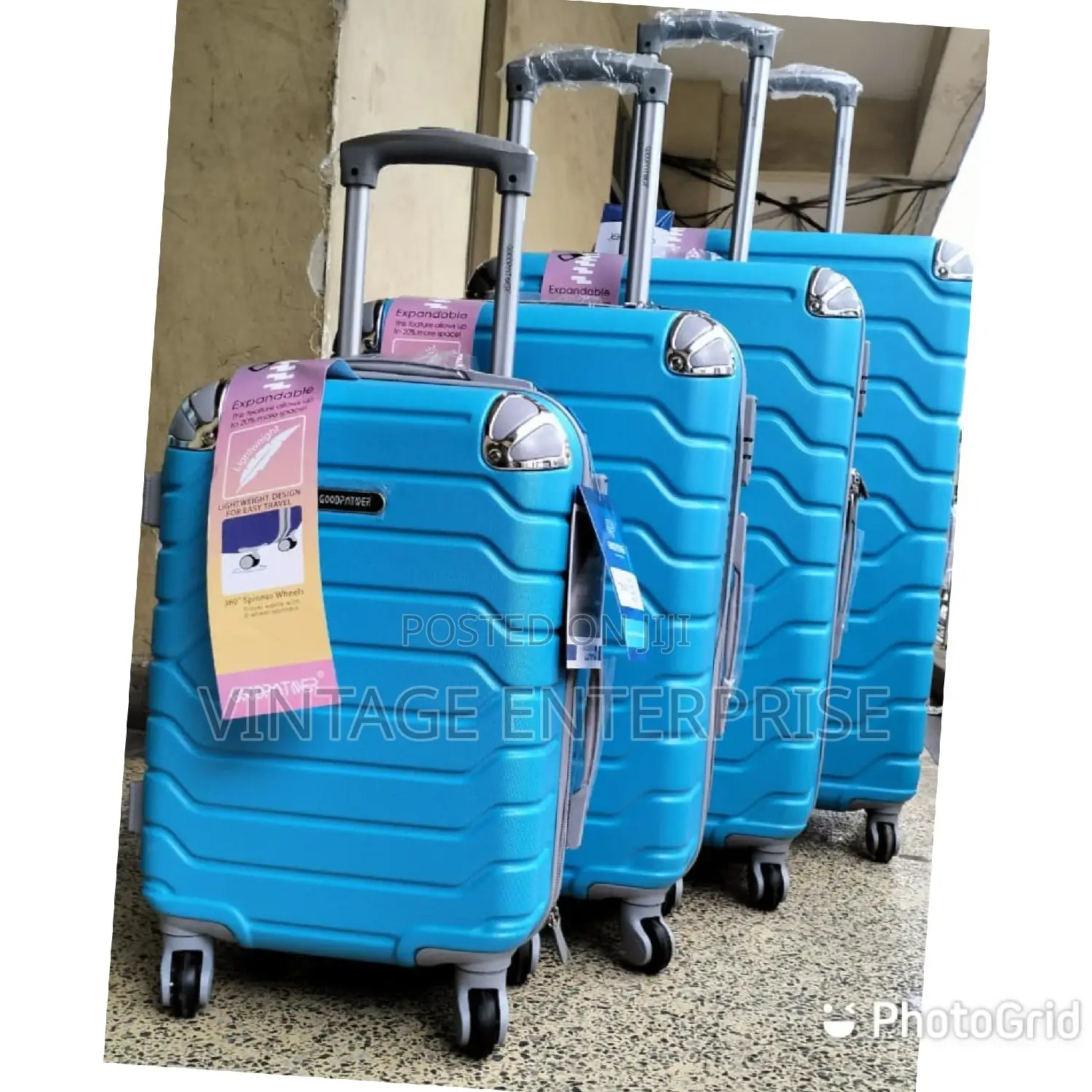4in1 Unbreakable Rubber Suitcase- Travel Bag
