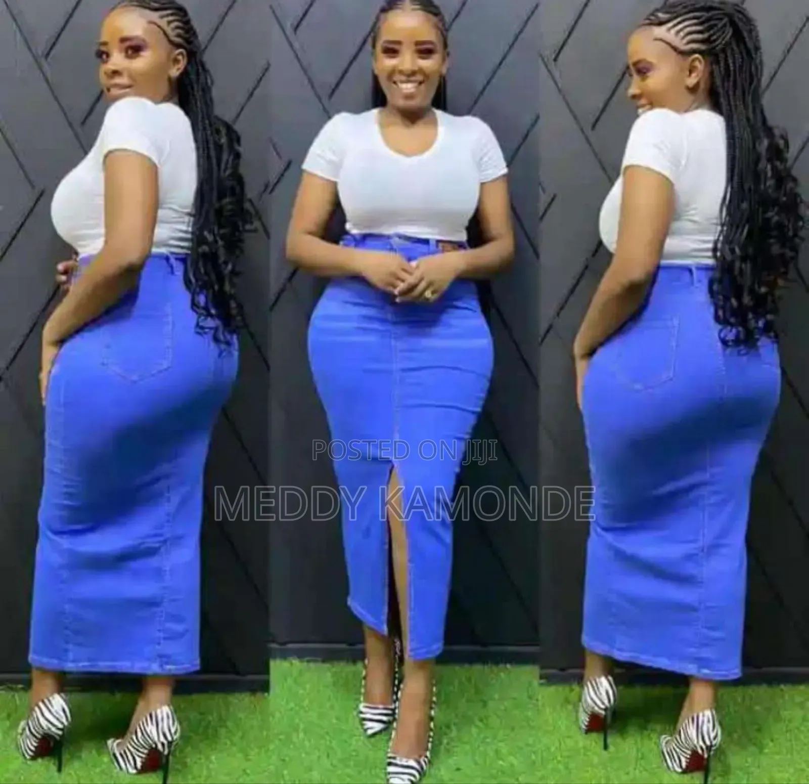 Designer Jeans Skirt
