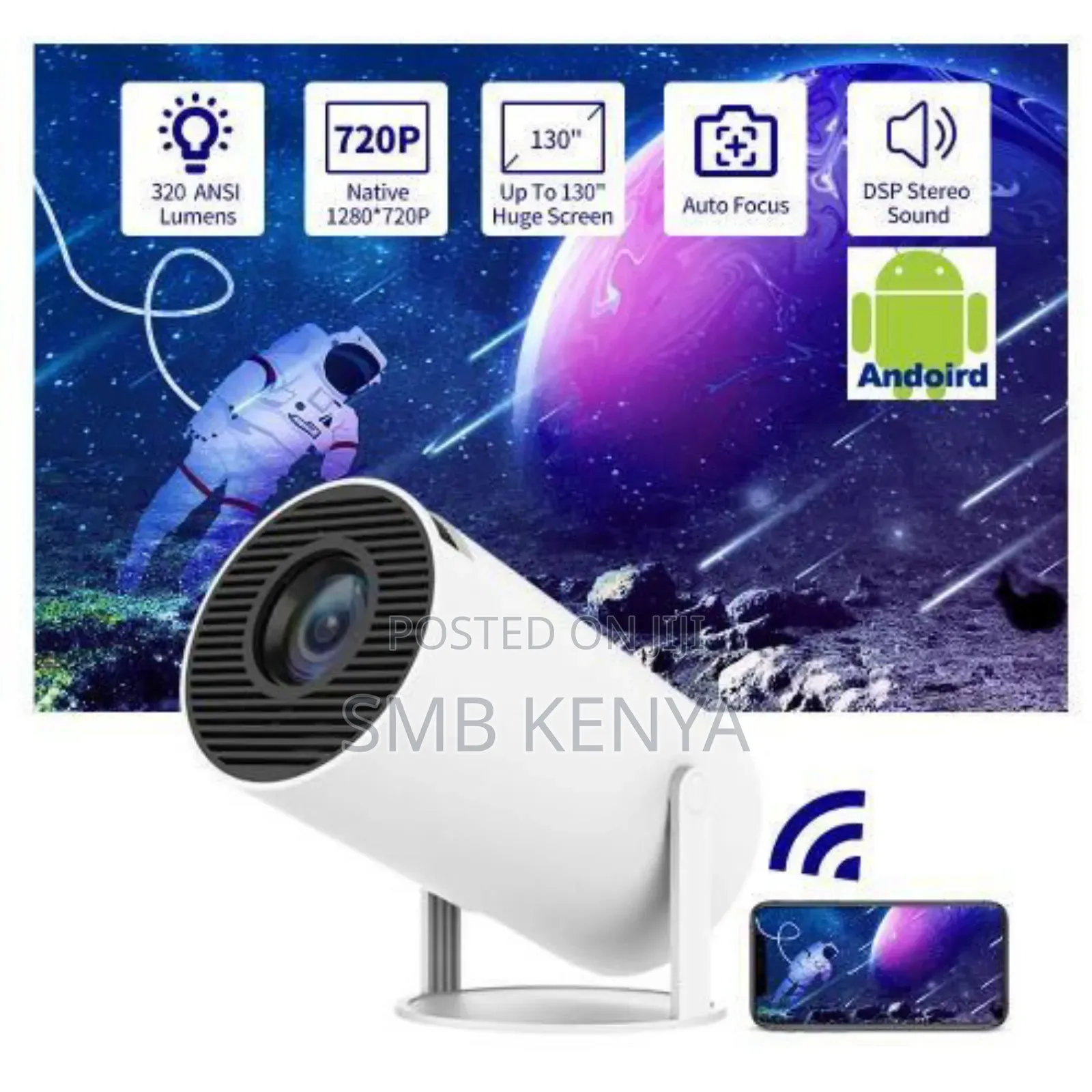 Android Projector Wifi Bluetooth