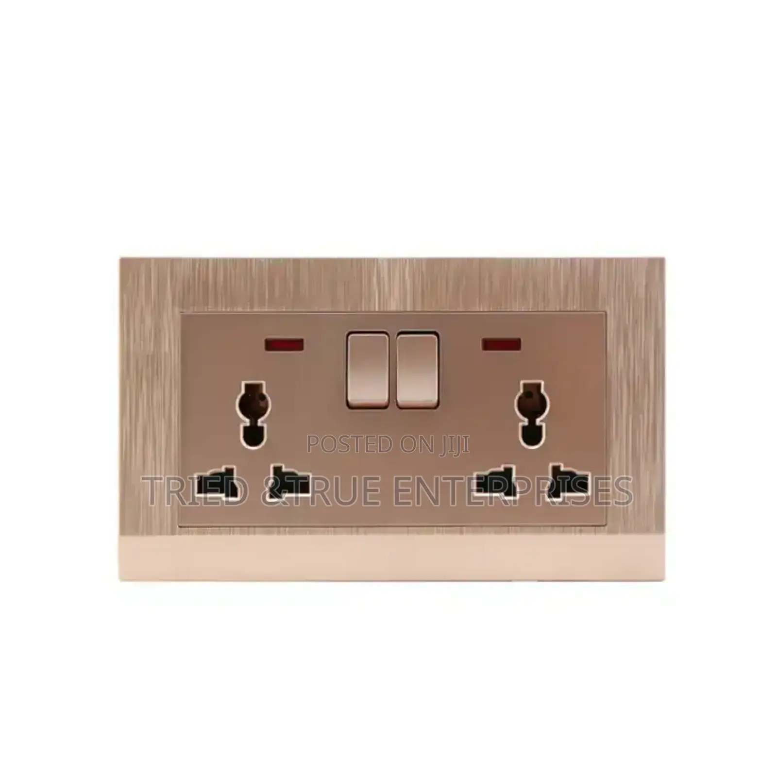 Unique Golden Twin Socket Qjk8