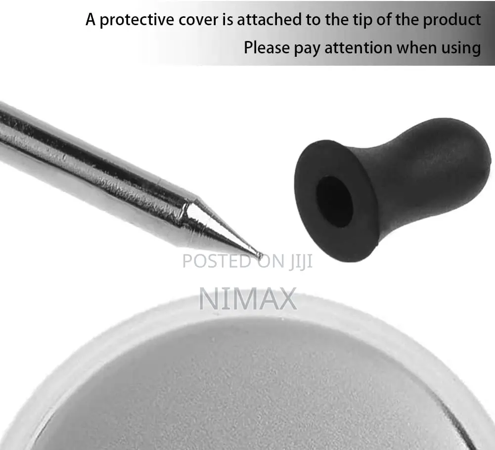 2pcs Silver Color Desk Straight Rod Paper Holder Spike Stick