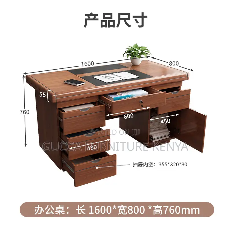 Office Table:1200mm Executive Office Boss Computer Desk