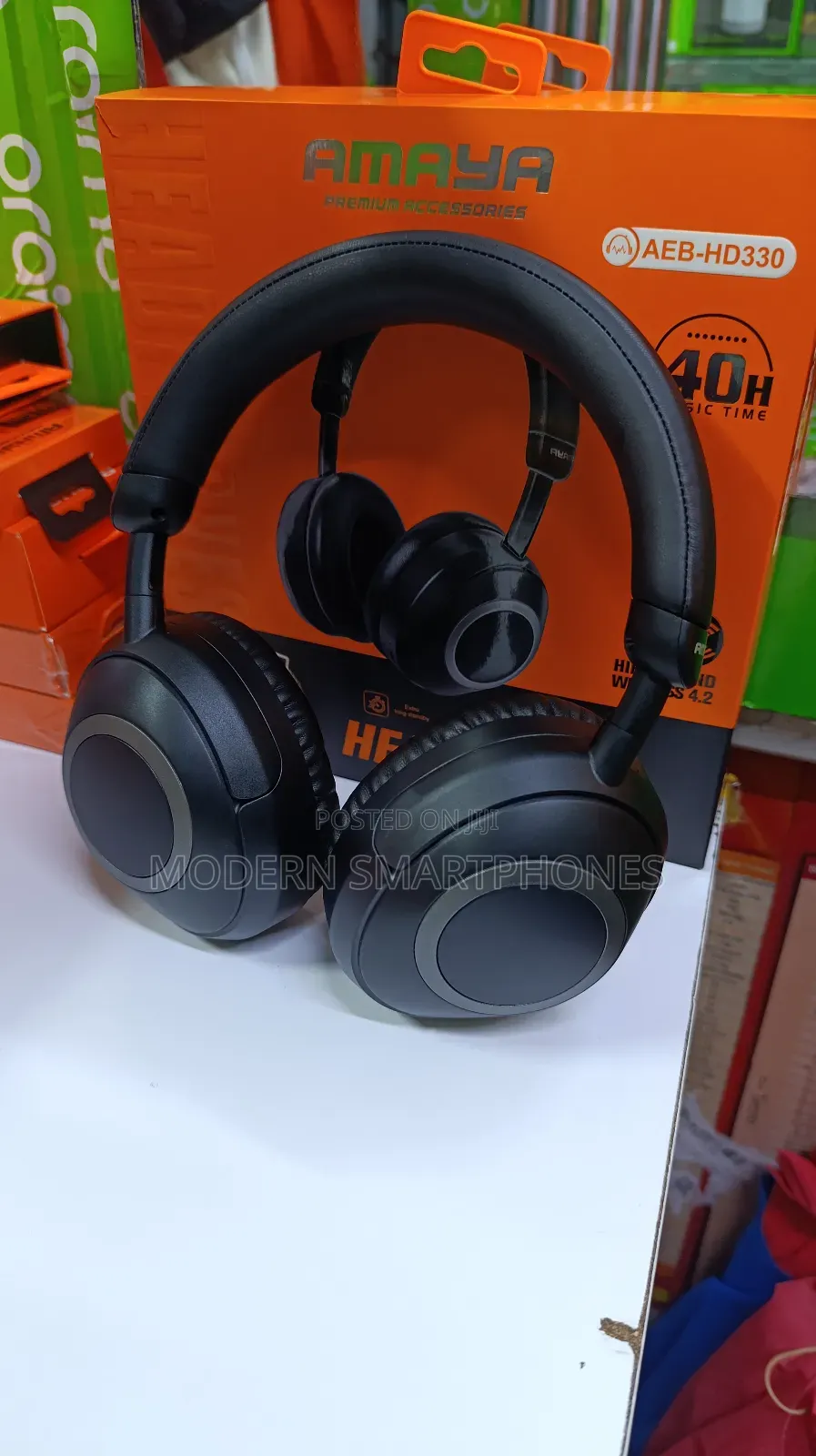 Amaya AEB-H330
 Bluetooth Headphones 40hrs Play Time