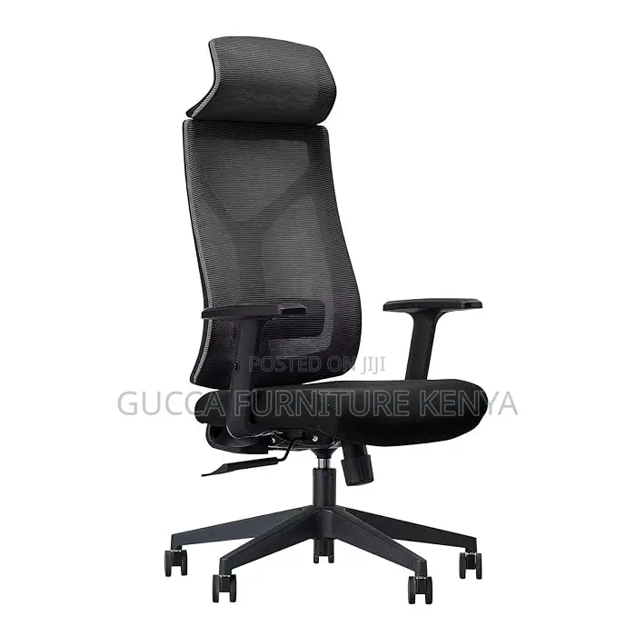 Office Chairs: Ergonomic Modern Desk Chair With Headrest