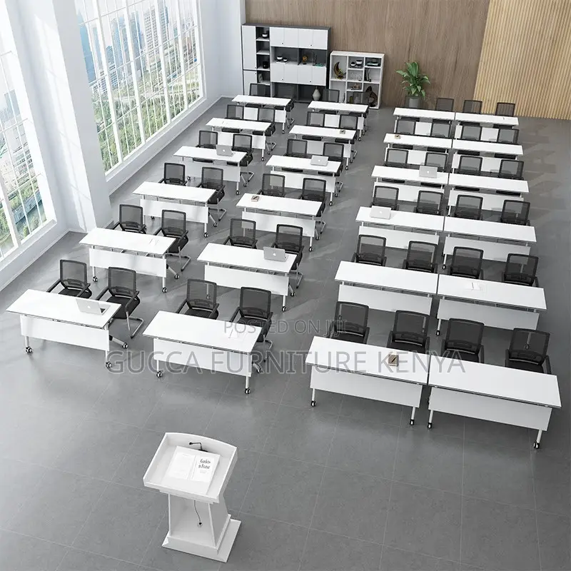 Office Tables: Modern Mobile Conference Folding Table