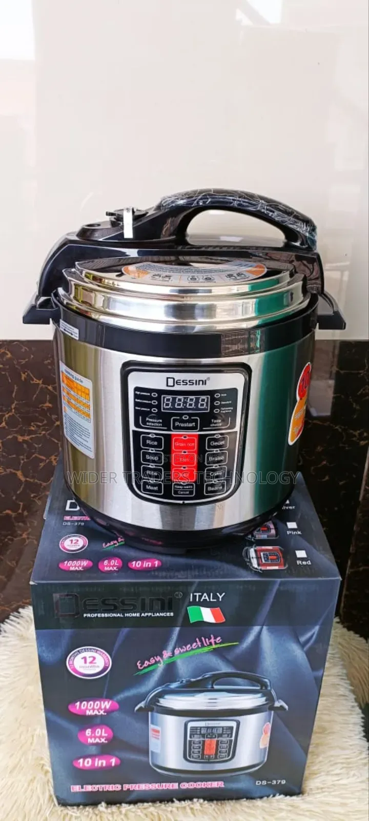 Dessini 6l Electric Pressure Cooker With Timer