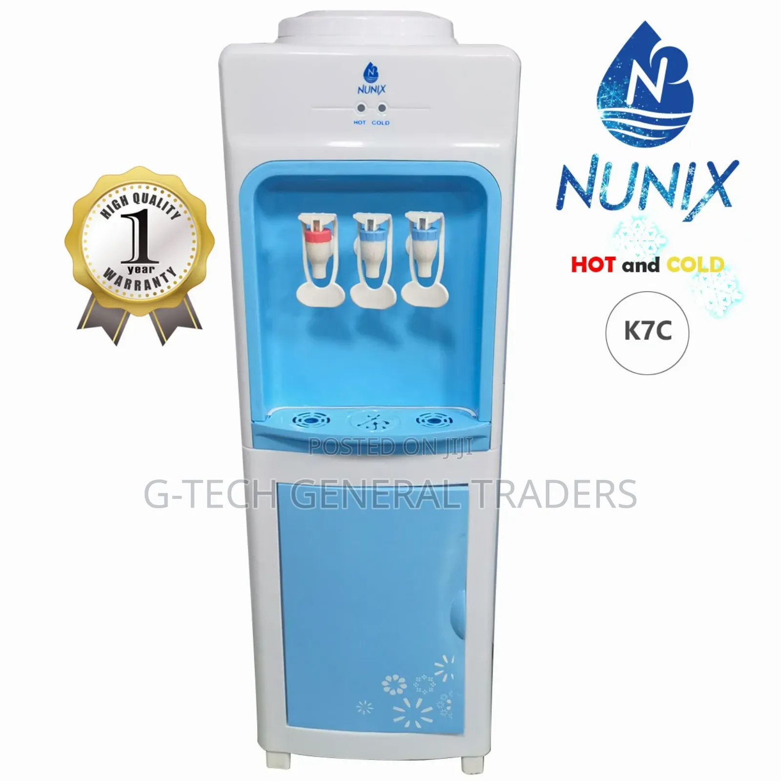 Nunix 3tap Hot, Normal and Cold Water Dispenser-K7c