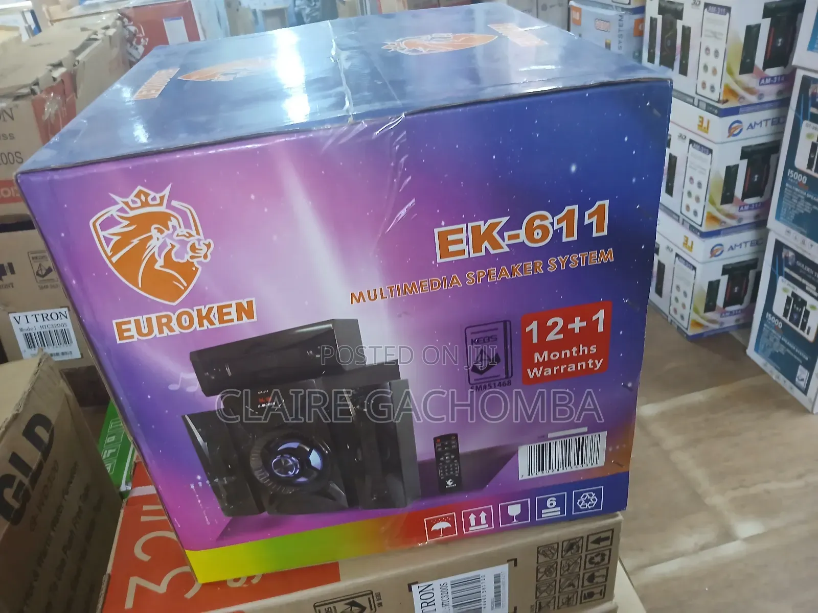 Euroken EK-611 3.1 Channel Multimedia Speaker