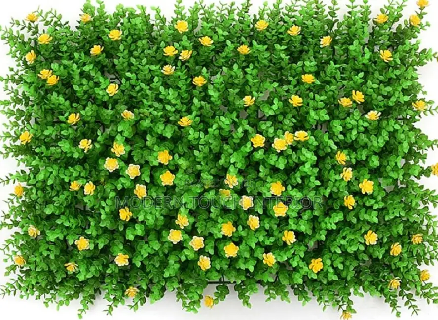 Flower Hedge Panels for Privacy and Decor